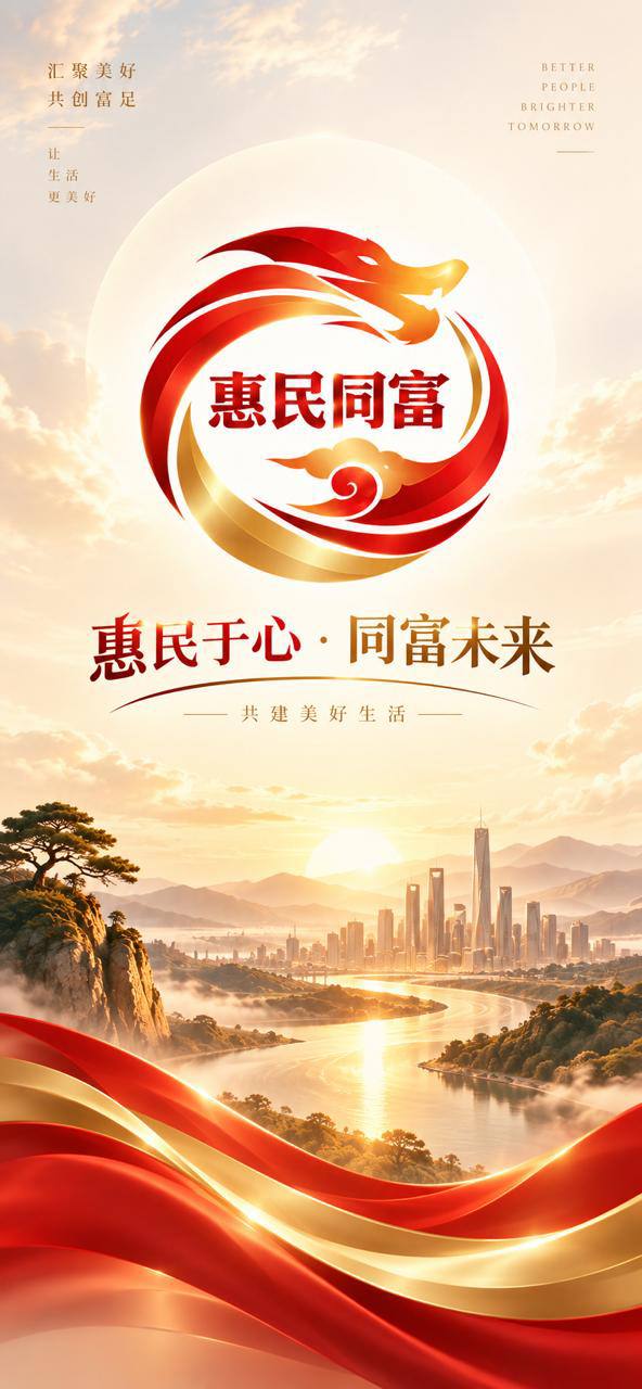 惠民同富 APP 宣传背景